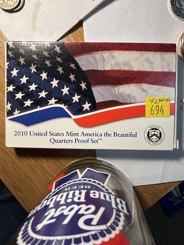 2010 S Proof Sets: 5 Piece Quarter Set