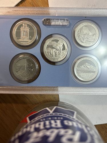 2010 S Proof Sets: 5 Piece Quarter Set