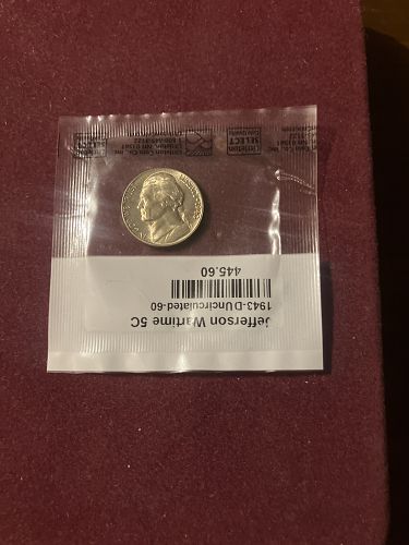 1943-D Jefferson Nickel