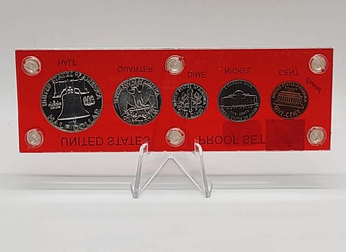 1963 United States Proof Set.  Includes 3 Silver Coins!