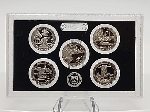 2018 San Francisco Mint Silver Reverse Proof Set.  BEAUTIFUL COINS!