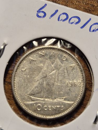 1962 Canadian 10 Cents