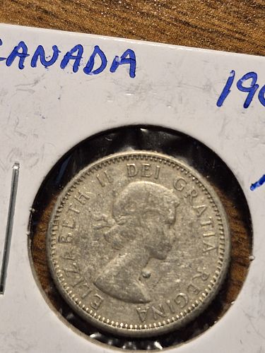 1961 Canadian 10 Cents