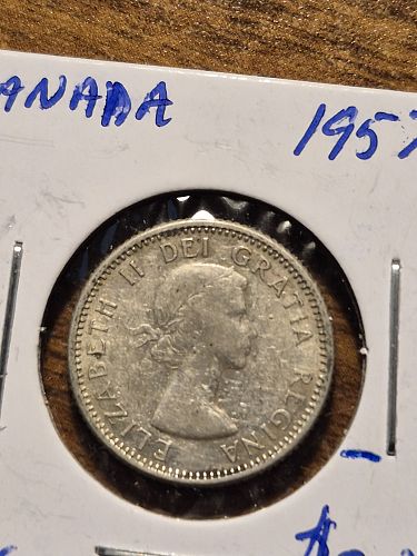 1957 Canadian 10 Cents