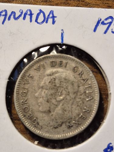1950 Canadian 10 Cents