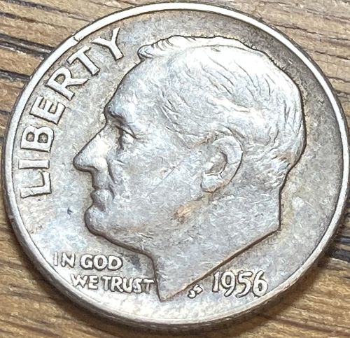 1956D Roosevelt in EXTREMELY FINE condition