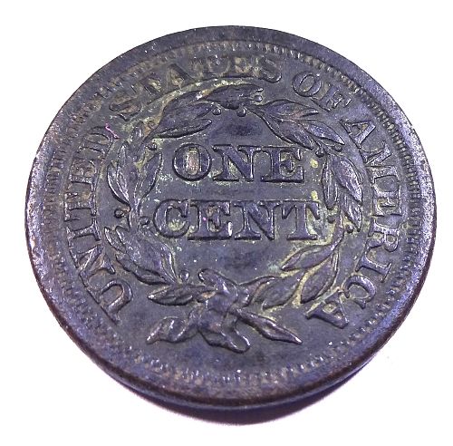 1846 Braided Hair Large Cent - Small Date #1
