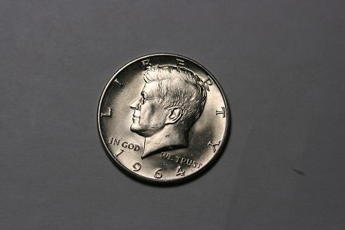 1964 D Kennedy Half Dollar  BU/UNC 90%Silver 002