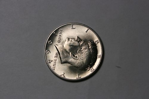 1964 D Kennedy Half Dollar  BU/UNC 90%Silver 002