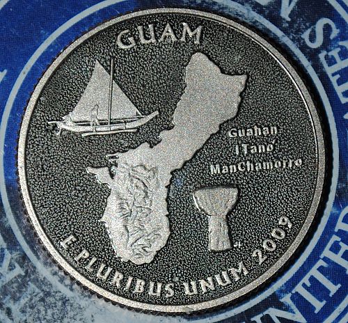 2009 S Guam 50 States and Territories Quarter B238