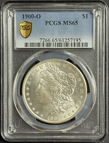 1900-O Morgan Silver Dollar, MS65 PCGS Gold Shield  (12389)