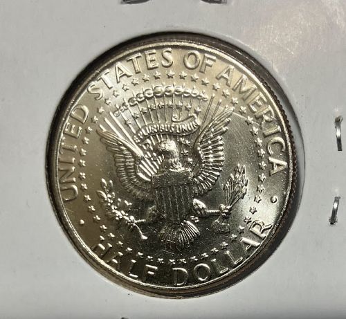1991 D Kennedy half dollar from mint set