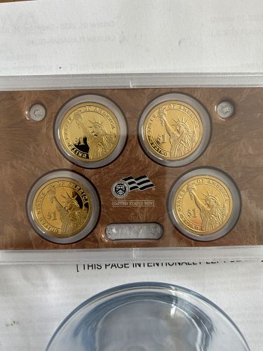 2010 S Proof Sets: 4 Piece Presidential Set