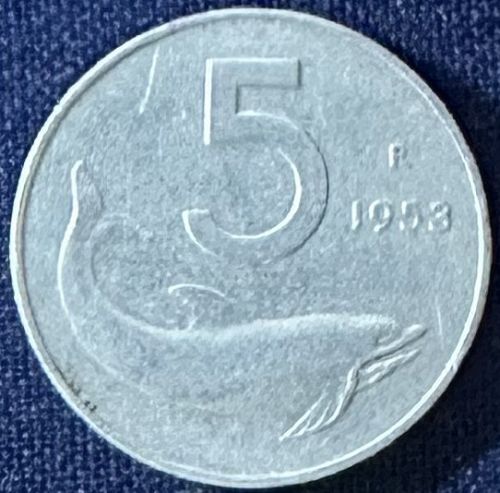 Italy - 1953 - 5 Lire [#5]