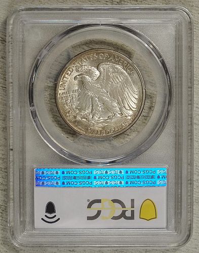 1916-D Walking Liberty Half Dollar, PCGS/CAC AU-58, Pretty Coin