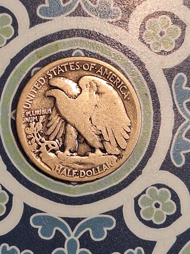 1919 S WALKING LIBERTY HALF DOLLAR       cj77