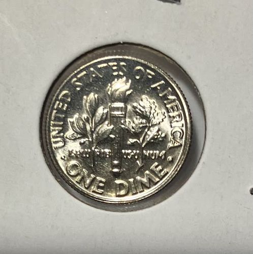 1991 P Roosevelt dime from mint set