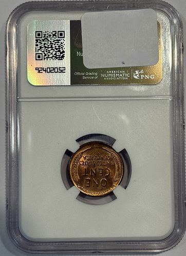 1911-D Lincoln Cent, MS64RB NGC (12633)