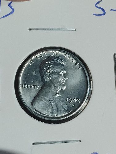 1943-D LINCOLN WHEAT CENT MS-67 STEEL WAR CENT HIGH GRADE, LUSTER FOR DAYS!!