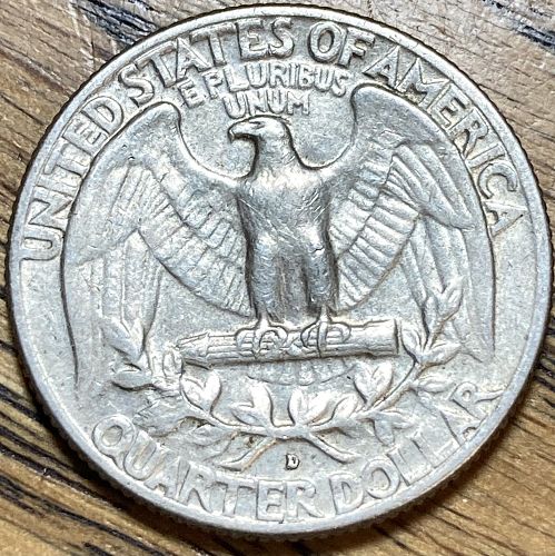 1963D Washington quarter ALMOST UNCIRCULATED condition