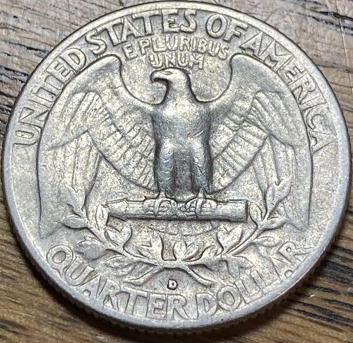 1963D Washington quarter VERY FINE condition