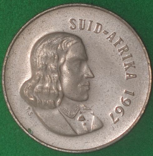 1967 South Africa 5 Cents Proof #3