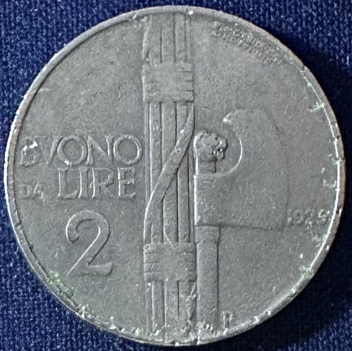 Italy - 1925 - 2 Lire
