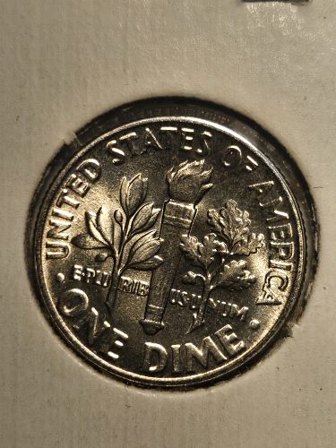 1954 silver dime