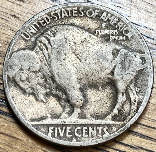 1927S Buffalo nickel in FINE condition