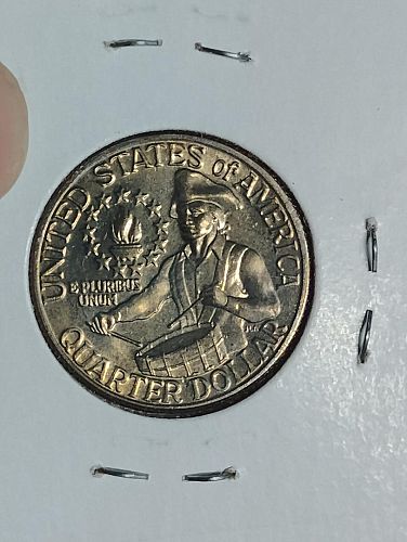 1976-D WASHINGTON QUARTER MS-63, TONED