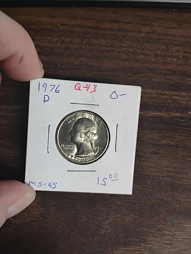 1976-D WASHINGTON QUARTER MS-65