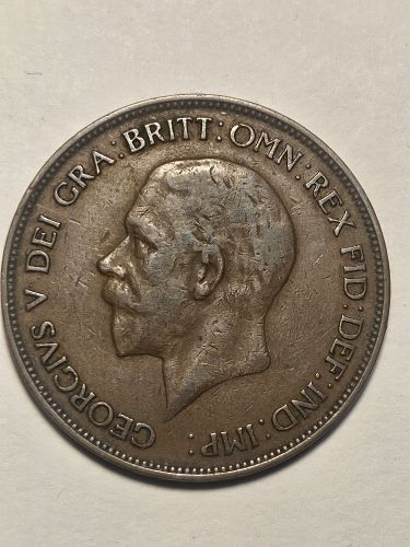 1934 English penny