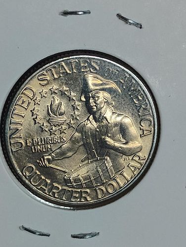 1976-d washington quarter ms-66 , toned