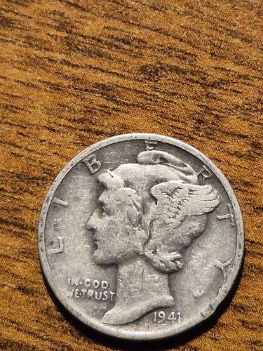 1941 P Mercury Dime