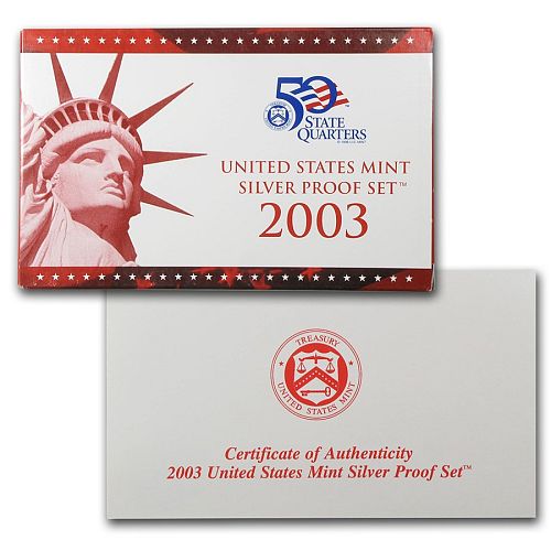 2003 S Proof Silver Proof Set