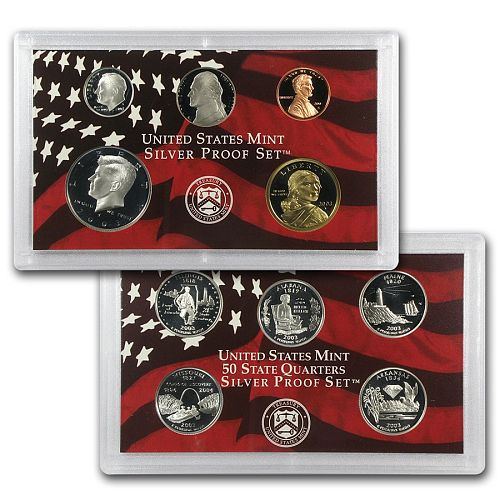 2003 S Proof Silver Proof Set