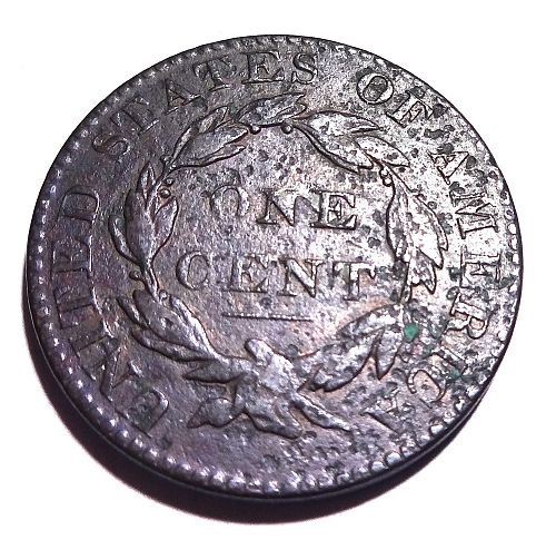 1820 Coronet Head Large Cent - Small Date