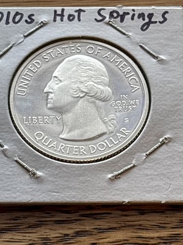 2010 S Hot Springs The Beautiful SILVER PROOF Quarter