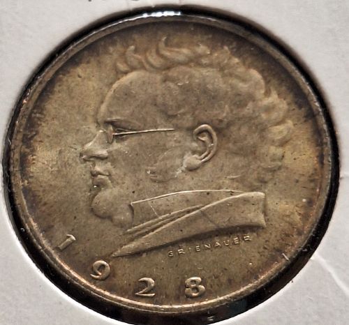 1928 Austria Silver 2 Shillings