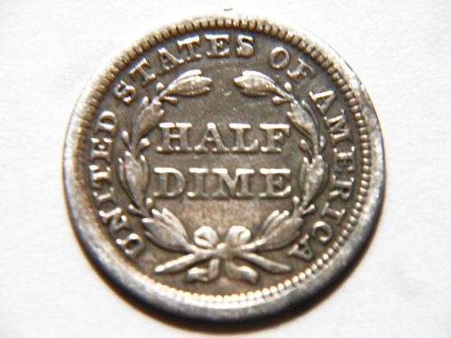 1857-P Silver Seated Liberty Half Dime