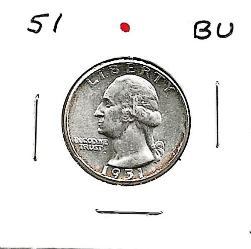 1951  Washington Quarter***BU***