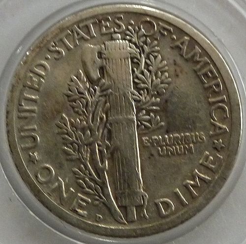 1924-D EXTRA FINE Mercury Dime   ( 1453)