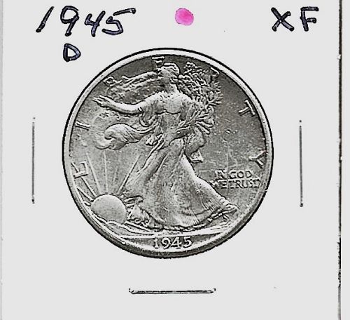 1945 "D" Walking Liberty Half Dollar***XF***