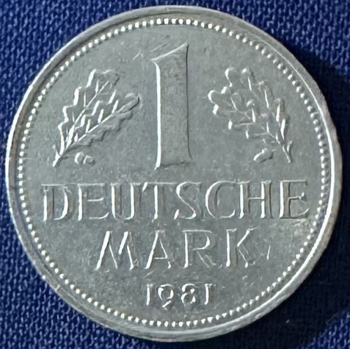 Germany - 1981 D (Munich Mint) - 1 Mark