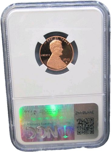 2025 S US Lincoln Shield Proof 1 Cent Penny NGC PF 70 RD Ultra Cameo