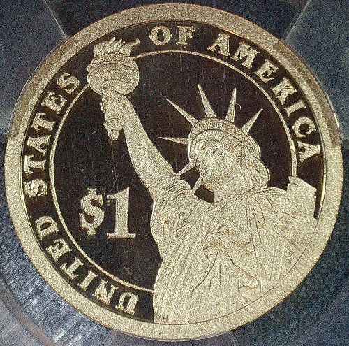 2013 S Presidential Dollars: Woodrow Wilson Proof 70 First Strike