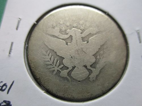 1892  AG3 Barber Half Dollar.  Item: 50 B92-02.