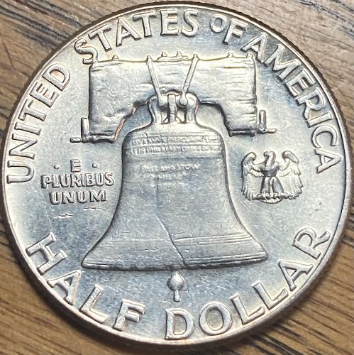 1963 Franklin half in ALMOST UNCIRCULATED condition