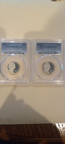 2010S  2012S PR69DCAM Nickles