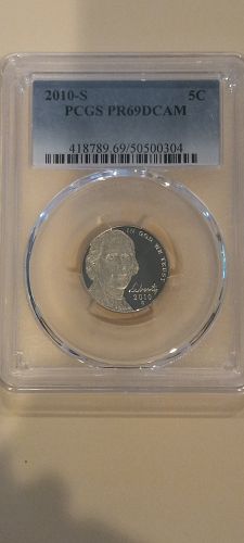 2010S  2012S PR69DCAM Nickles